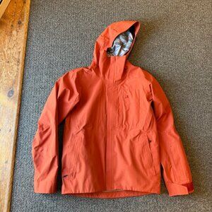 Candide C1 3L Shell Jacket in Orange unisex XS